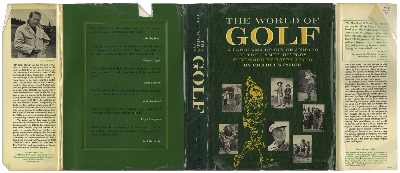 Bobby Jones Signed ''The World of Golf''